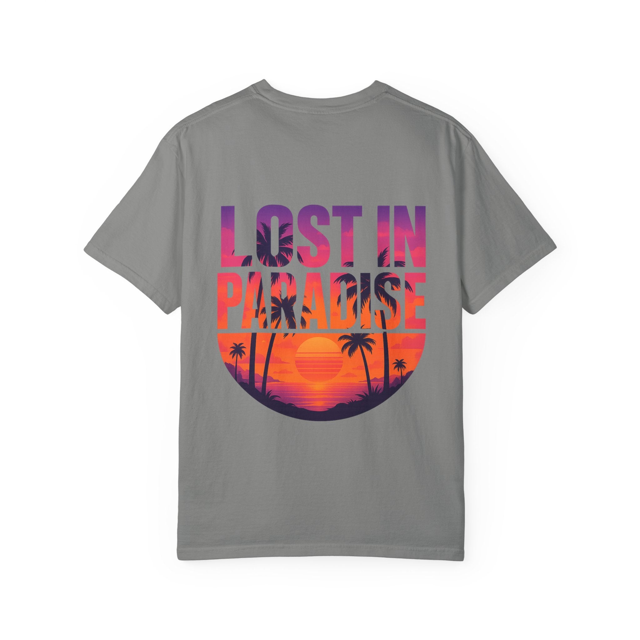 Tropical Paradise T-Shirt - Unisex Garment-Dyed Tee, Beach Vibes, Summer Fashion, Vacation Wear, Gift for Travelers