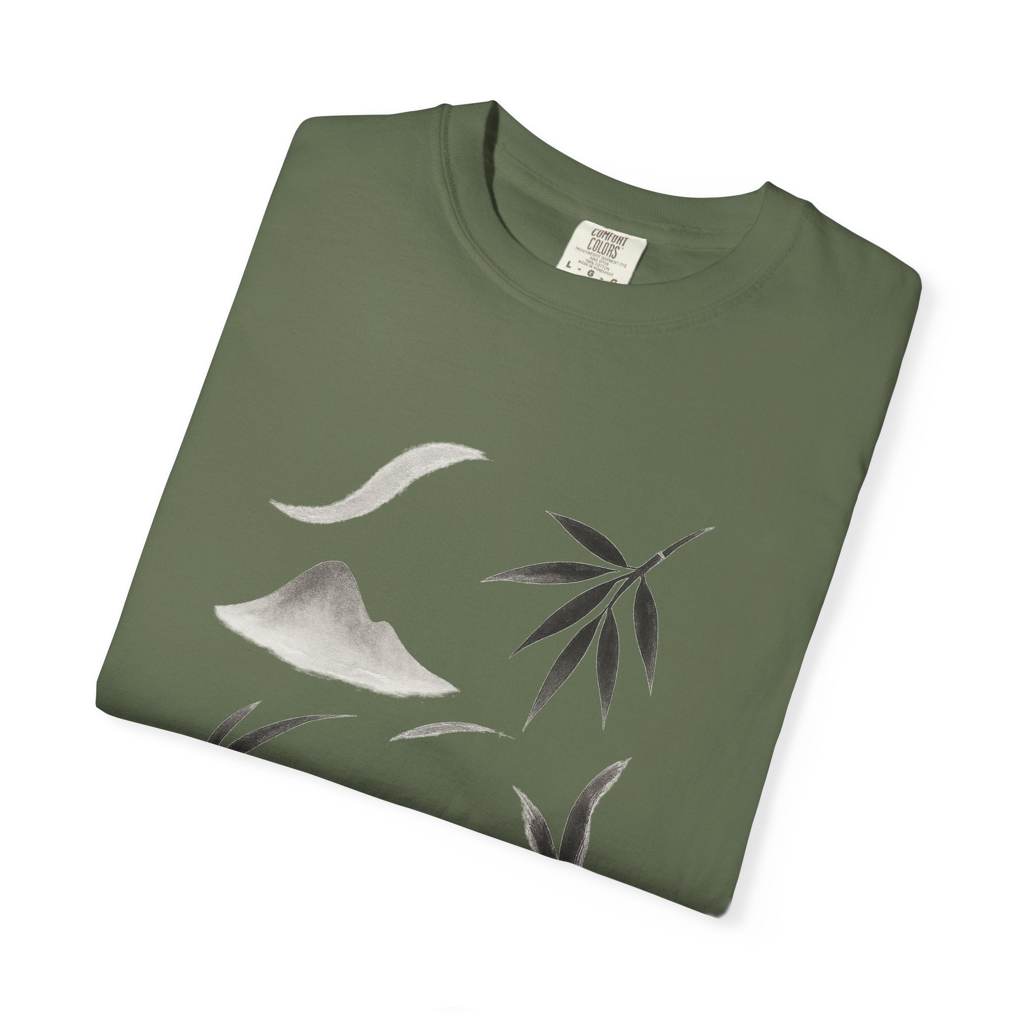 Zen-Inspired Unisex T-shirt, Meditation Tee, Nature Lover Shirt, Minimalist Fashion, Gift for Yogis, Relaxed Fit Apparel