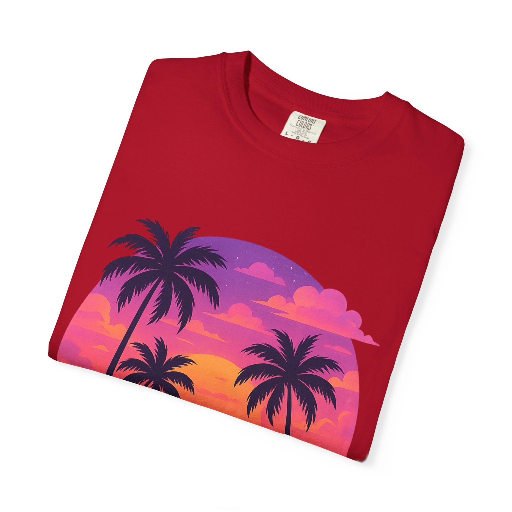 Tropical Paradise T-Shirt - Unisex Garment-Dyed Tee, Beach Vibes, Summer Fashion, Vacation Wear, Gift for Travelers