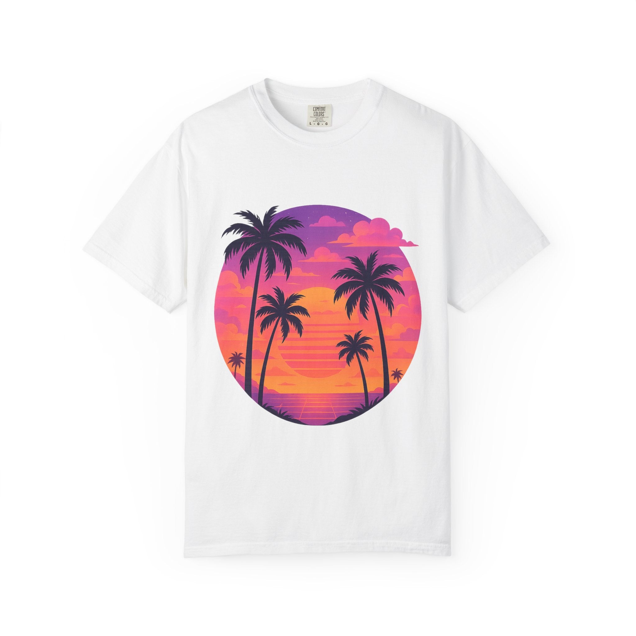 Tropical Paradise T-Shirt - Unisex Garment-Dyed Tee, Beach Vibes, Summer Fashion, Vacation Wear, Gift for Travelers