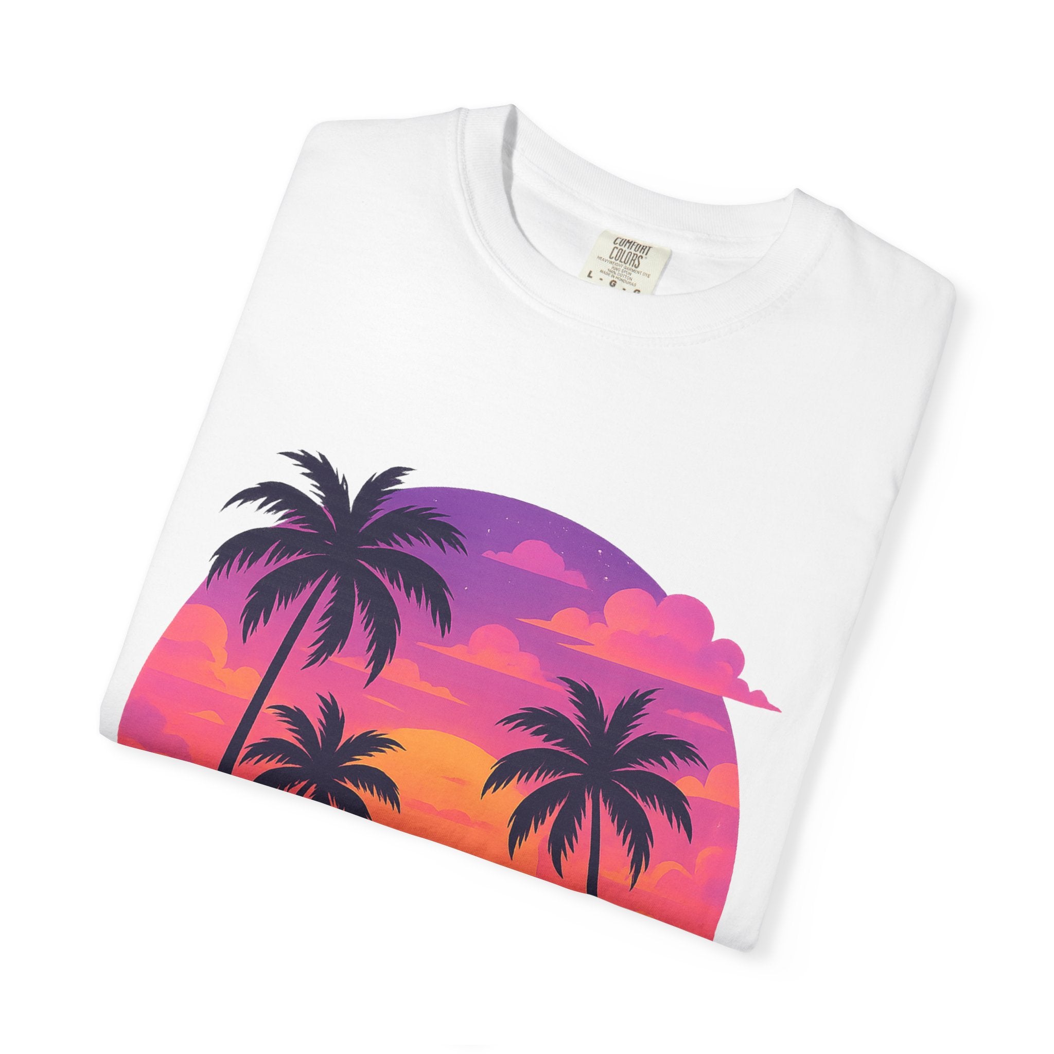 Tropical Paradise T-Shirt - Unisex Garment-Dyed Tee, Beach Vibes, Summer Fashion, Vacation Wear, Gift for Travelers
