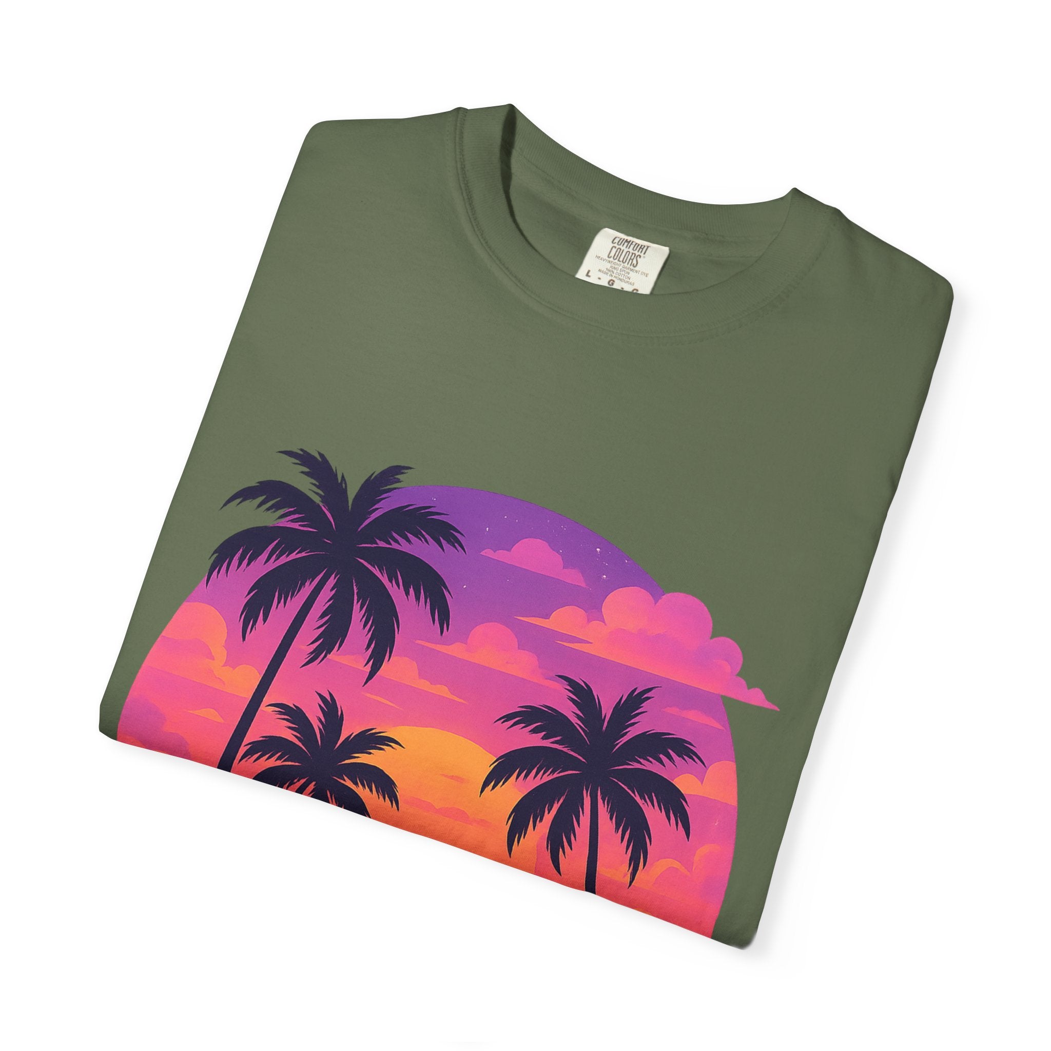 Tropical Paradise T-Shirt - Unisex Garment-Dyed Tee, Beach Vibes, Summer Fashion, Vacation Wear, Gift for Travelers
