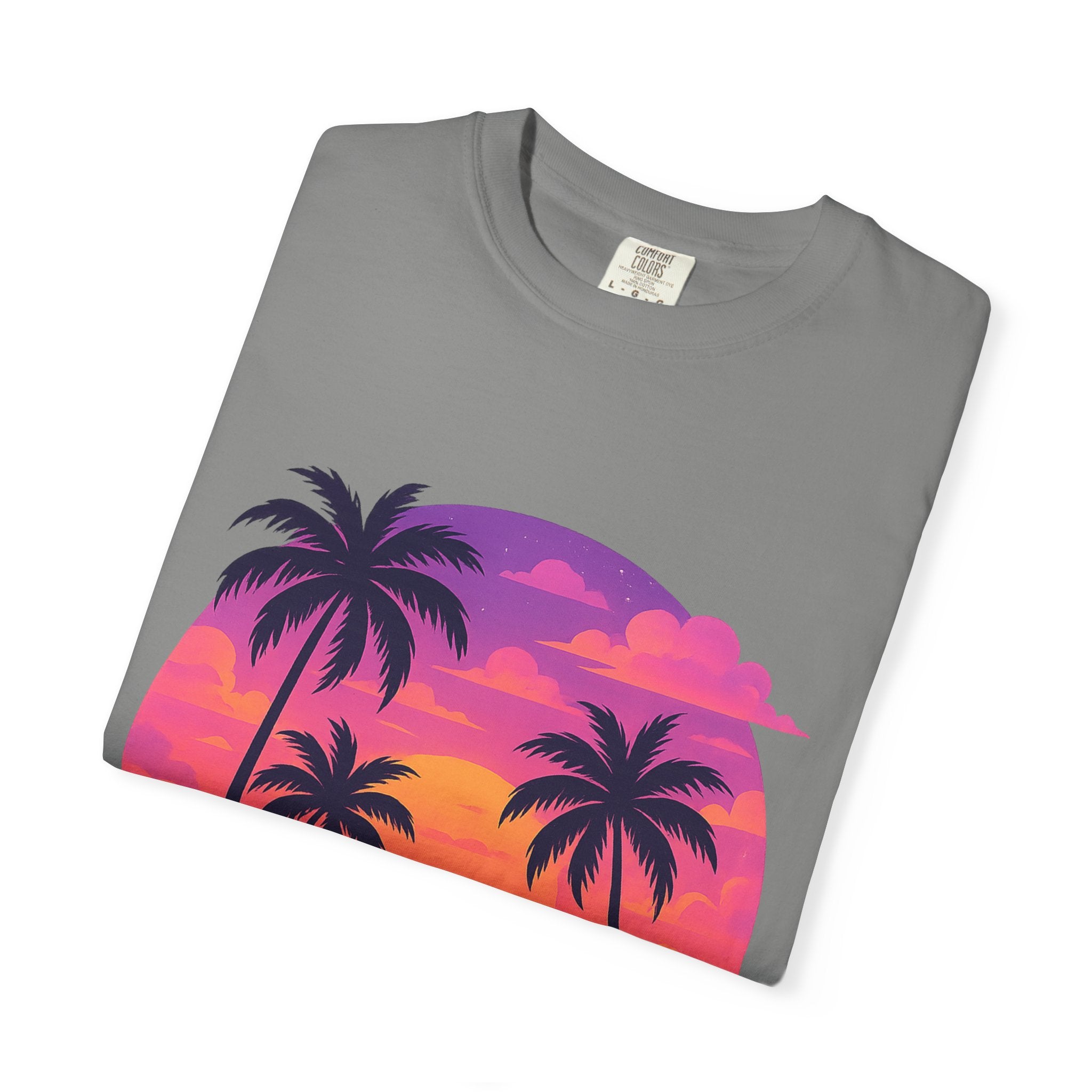 Tropical Paradise T-Shirt - Unisex Garment-Dyed Tee, Beach Vibes, Summer Fashion, Vacation Wear, Gift for Travelers