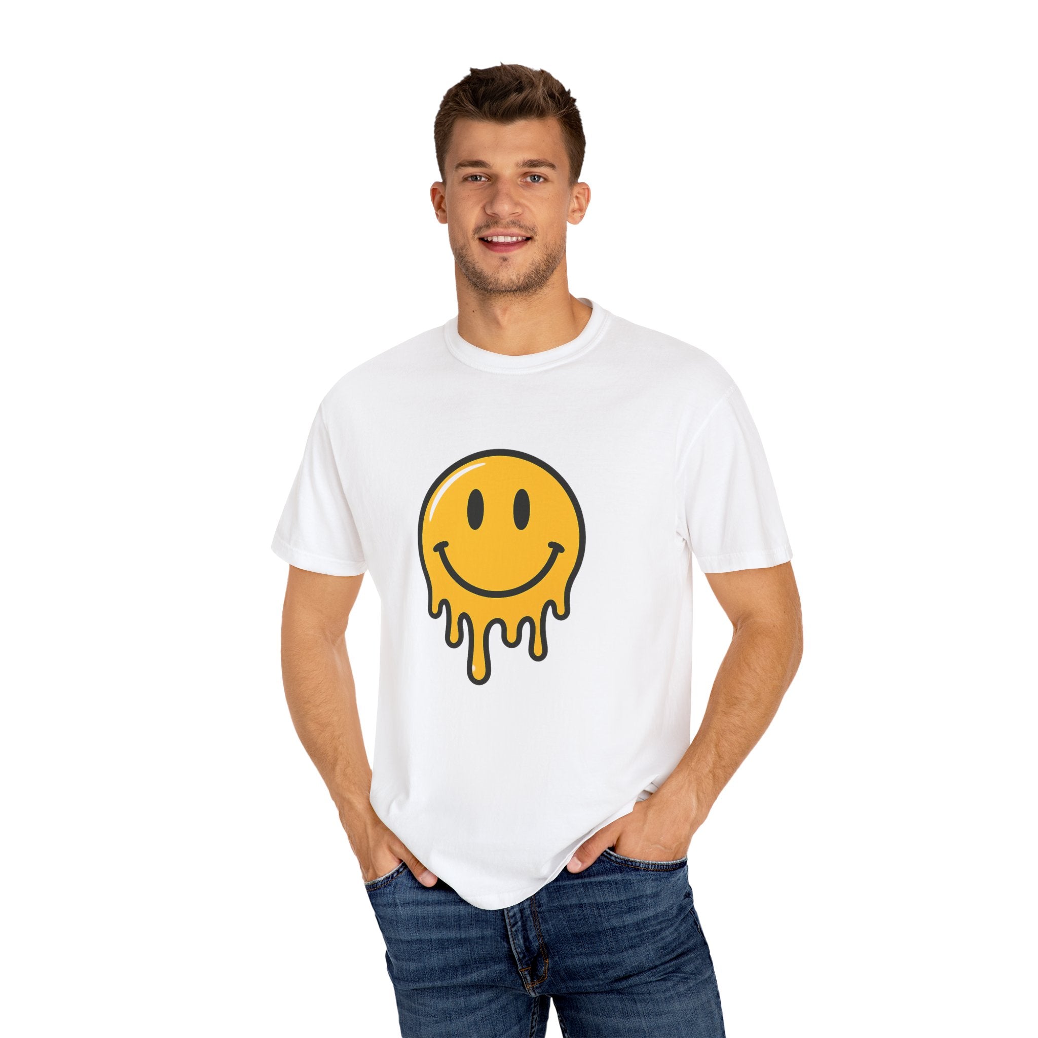 Chill Smiley T-Shirt, Unisex Graphic Tee, Casual Wear, Street Style, Gift for Friends, Summer Vibes, Positive Affirmation Shirt