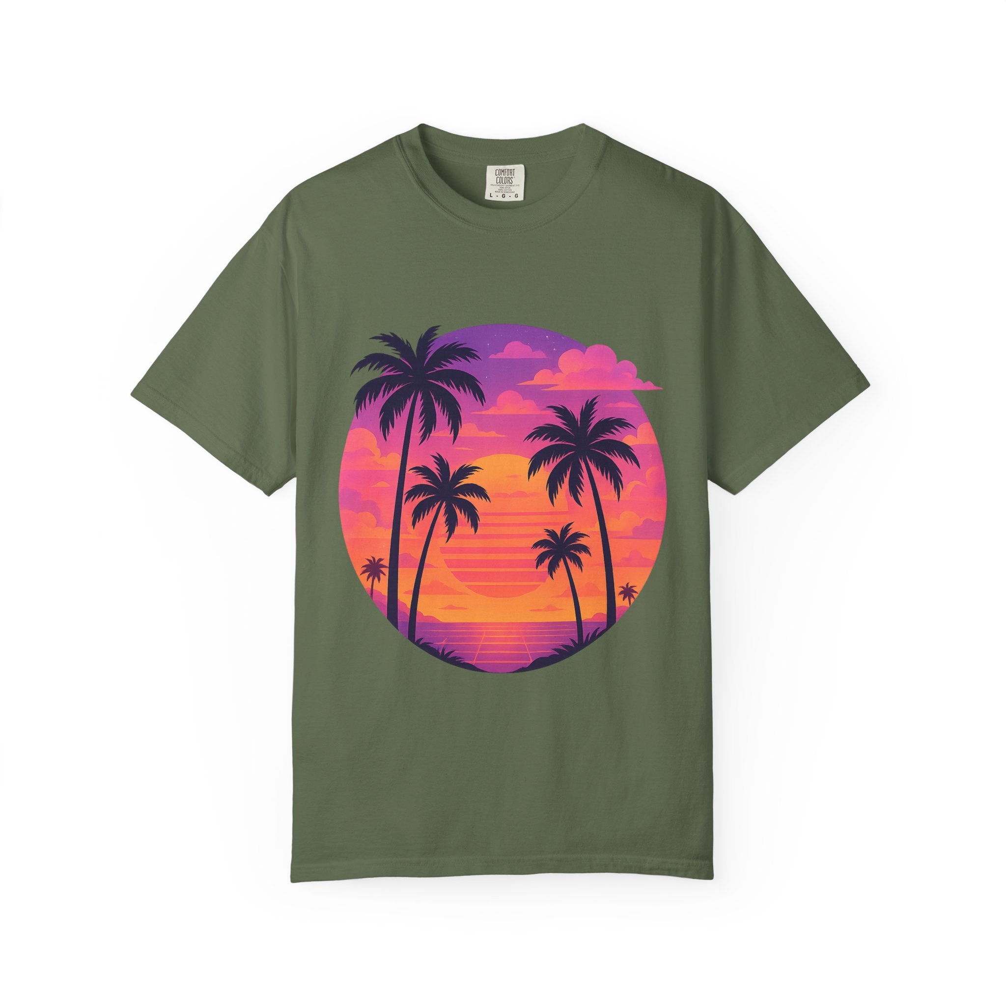 Tropical Paradise T-Shirt - Unisex Garment-Dyed Tee, Beach Vibes, Summer Fashion, Vacation Wear, Gift for Travelers