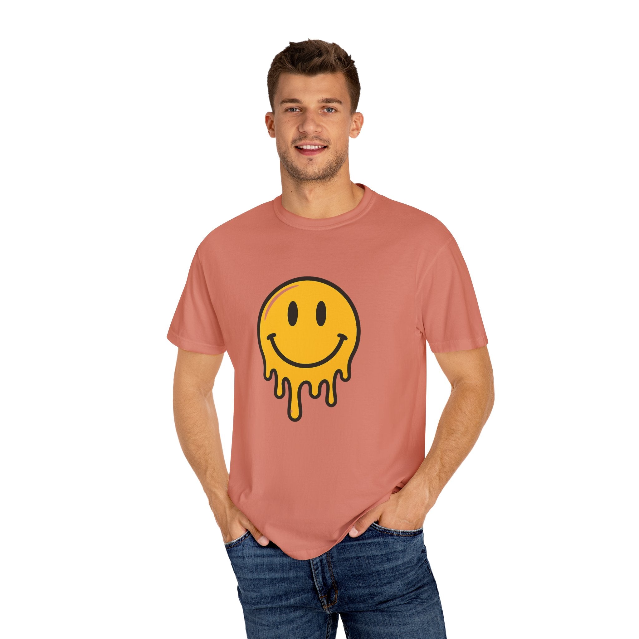 Chill Smiley T-Shirt, Unisex Graphic Tee, Casual Wear, Street Style, Gift for Friends, Summer Vibes, Positive Affirmation Shirt