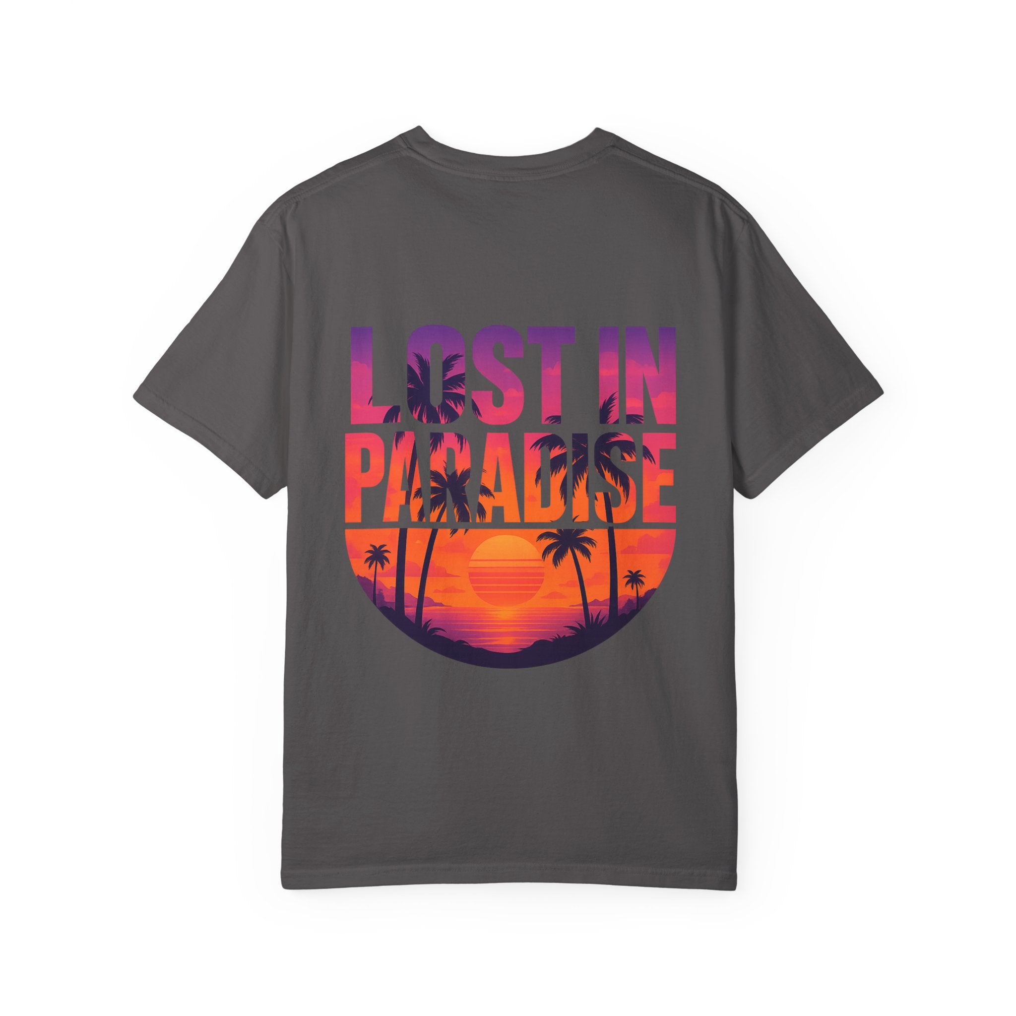 Tropical Paradise T-Shirt - Unisex Garment-Dyed Tee, Beach Vibes, Summer Fashion, Vacation Wear, Gift for Travelers